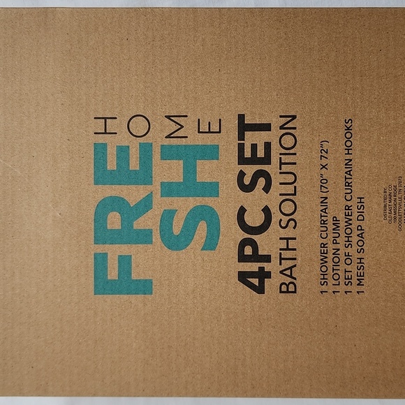 Fresh Home 4pc Bath Accessory Set - Picture 4 of 4